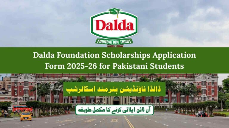Dalda Foundation Opens Applications for 2025–26 Scholarships